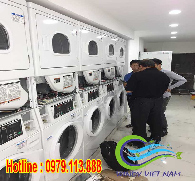 Setup hệ thống giặt là tự động tại Khương Trung – Hà Nội