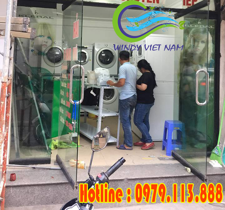 Lắp đặt tiệm giặt là tự động tại Nguyễn Hữu Huân – Hà Nội