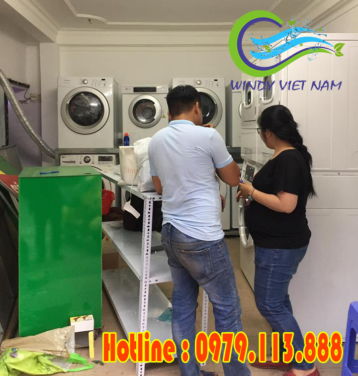 Lắp đặt tiệm giặt là tự động tại Nguyễn Hữu Huân – Hà Nội