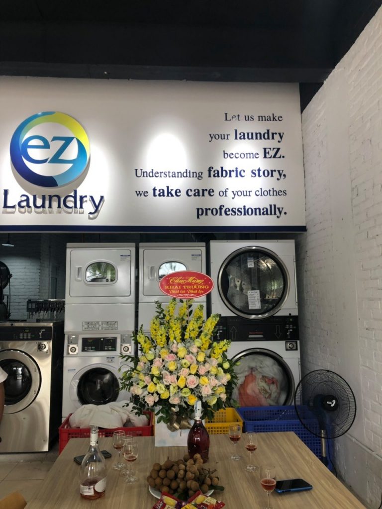 Windy cung cấp hệ thống thiết bị giặt là cho EZ Laundry